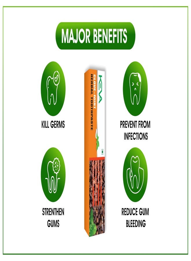 Keva Clove Toothpaste - 100gm (Pack of 2) - Image 2